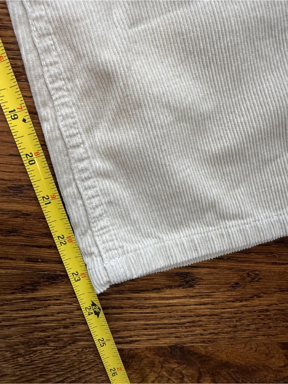 NWT Vintage Y2K Ralph Lauren Girls Low Rise Flare Cream Corduroy Trousers Sz 7